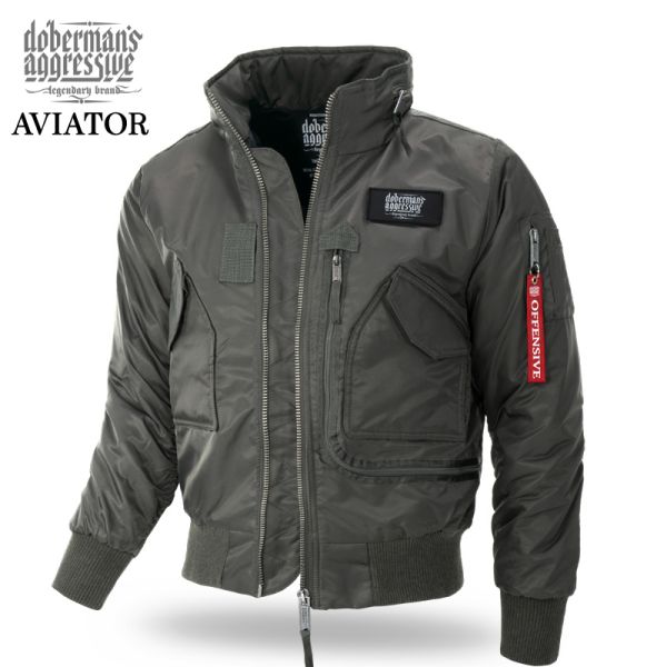 Doberman´s Aggressive AVIATOR OFFENSIVE zelená bunda