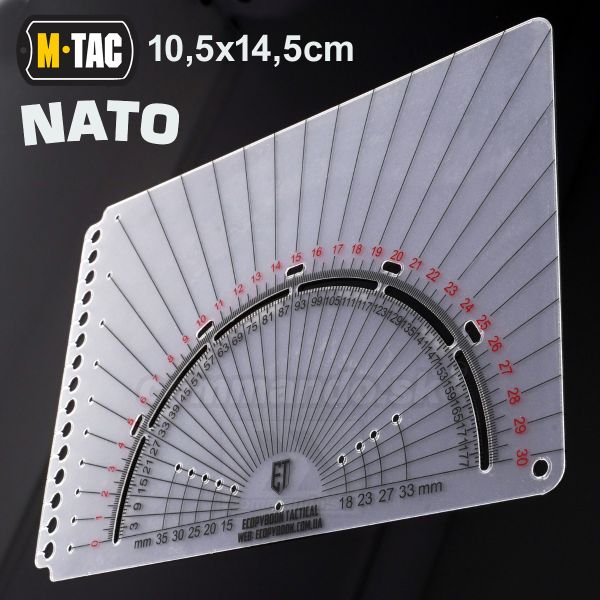 Ecopybook Tactical Protractor uhlomer PR-R NATO M-TAC