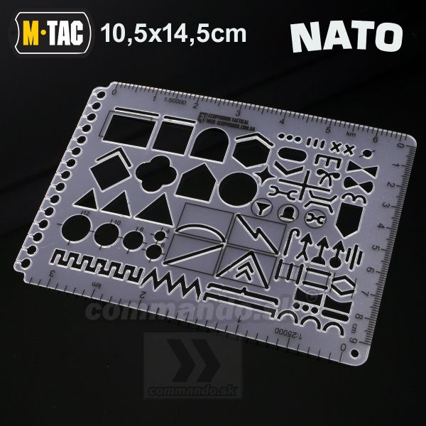 Ecopybook Tactical Protractor pravitko TZ NATO M-TAC