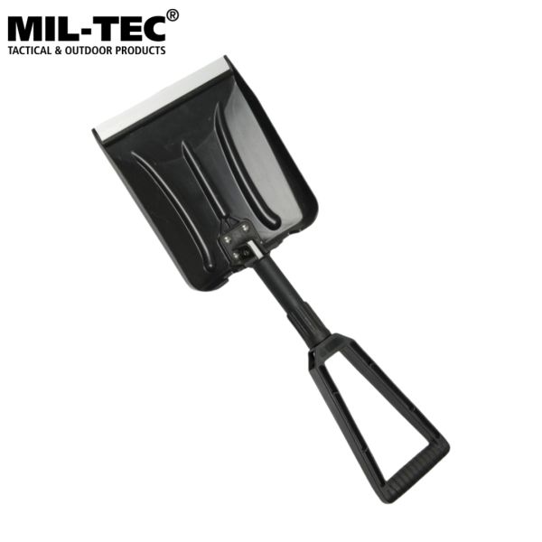 MILTEC Skladacia lopatka na sneh čierna