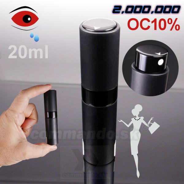 Obranný sprej MADAM BLACK 20ml FOG Kaser Slzný sprej