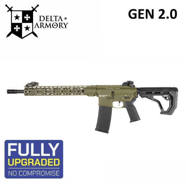 Delta Armory FREYA R15 M-LOK 14" gen.2 Oliva