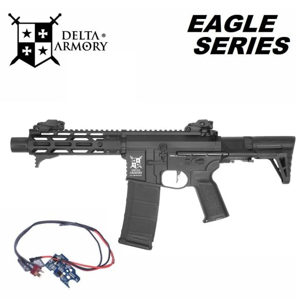 Airsoft Delta Armory AR15 TALOS 3 PDW ALPHA Eagle Čierna