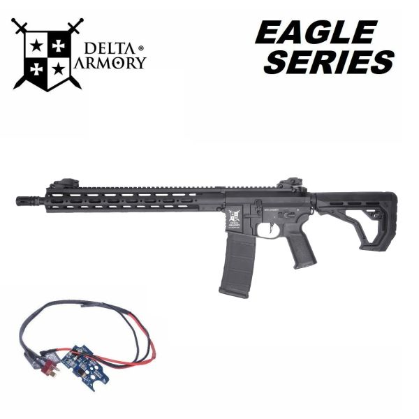 Airsoft Delta Armory AR15 TEMPEST 2 Alpha Eagle Čierna