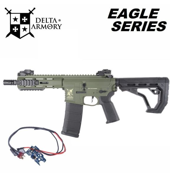 Airsoft Delta Armory M4 AR15 M-LOK 6,5" Charlie EAGLE Oliva