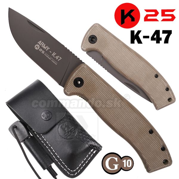 K.47 ARMY K25 zatvárací nôž Pocket Knife 25013