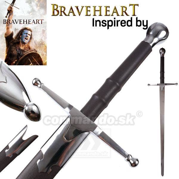 WILLIAM WALLACE meč inspired by BRAVEHEART 107cm