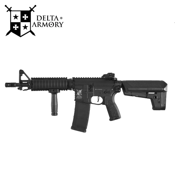 Airsoft Delta Armory M4 AR15 CQB-R BRAVO Čierna