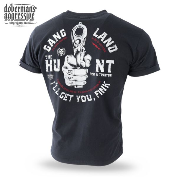 Doberman´s Aggressive tričko 287 GANGLAND THE HUNT FOR A TRAITOR čierne