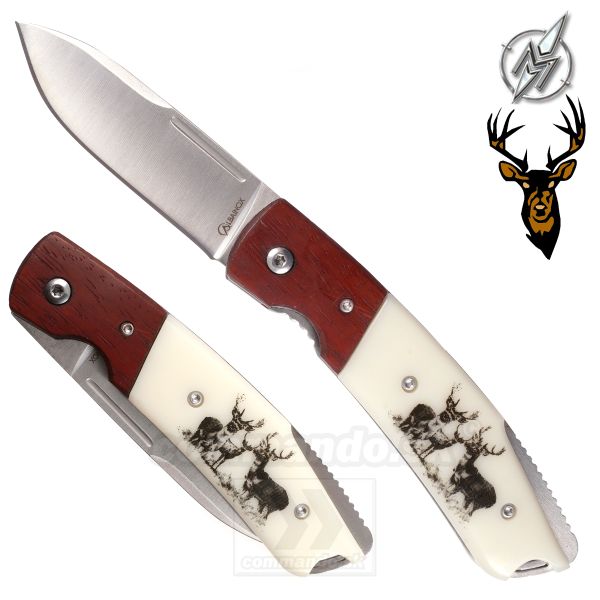 Jeleň zatvárací nôž Pocket Knife Deer Martinez Albainox 25046
