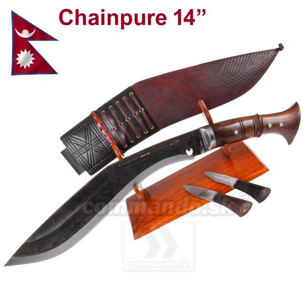 Original Nepal KUKRI Chainpure Angkhola Village 14" Hand Made Khukuri