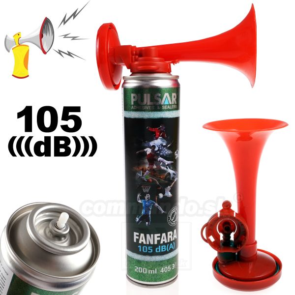 Klaksón FANFARA "Trúba v spreji" Air Horn 200ml