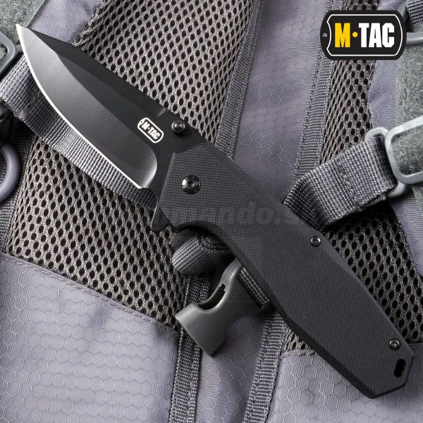 Nôž M-Tac zatvárací Type 5 Black 5Cr15MoV G10