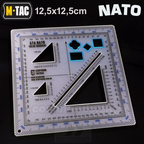 Ecopybook Tactical Ruler pravítko GTA NATO M-TAC