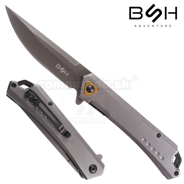 Nôž BSH ADVENTURE Grey N-502A zatvárací