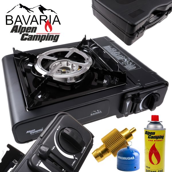 Turistický plynový varič BAVARIA Alpen Portable Gas Stove ECO