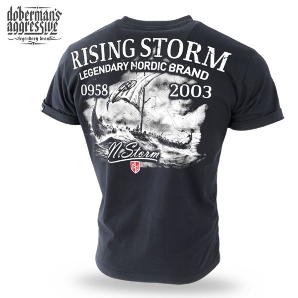Doberman´s Aggressive tričko 162 RISING STORM čierne
