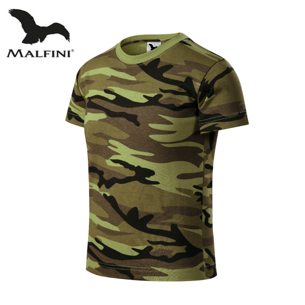 Detské tričko Malfini Camouflage - CZ 149