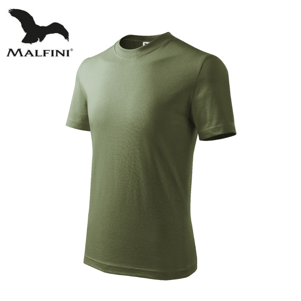 Detské tričko Malfini Military- khaki138