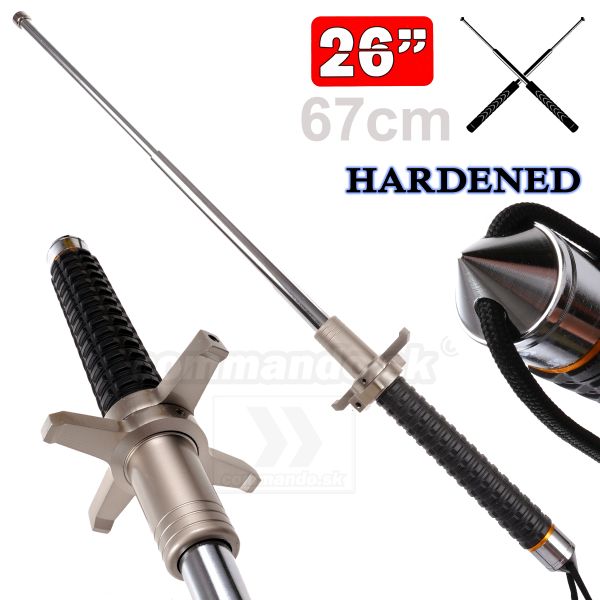 Kalený teleskopický obušok 26" Telescopic Steel Baton XJ6113