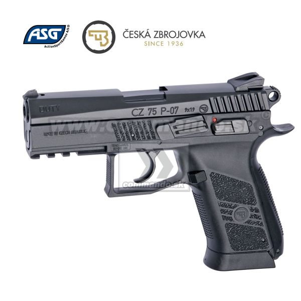 Airsoft Pistol CZ 75 P-07 Duty CO2 GBB 6mm