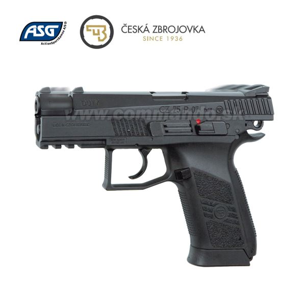 Airgun Pistol Vzduchovka CZ 75 P-07 Duty CO2 GBB 4,5mm