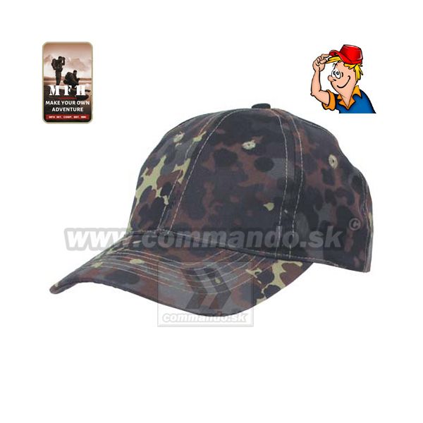 Detská šiltovka BB cap, flecktarn