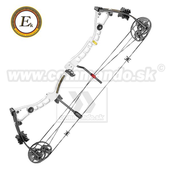 Luk kladkový EK Axis White Riser 60 Lbs