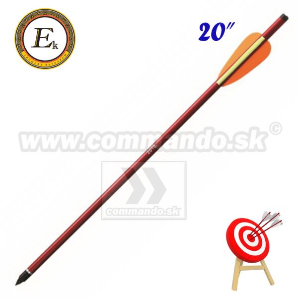 Šipy EK archery pre kušu hliníkove 20" Alu arrows
