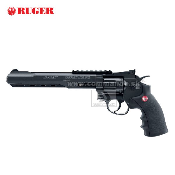 Airsoftový Revolver RUGER Super Hawk 8" Black CO2 6mm