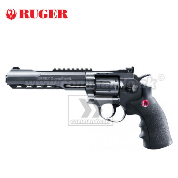 Airsoftový revolver RUGER Super Hawk 6" Black CO2 6mm