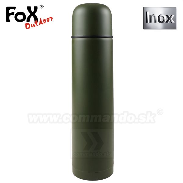 Termoska nerezová FOX 1,0L Olive