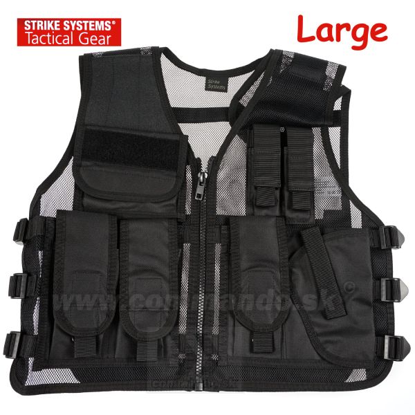 Taktická vesta Strike Systems Tactical Recon Black Large