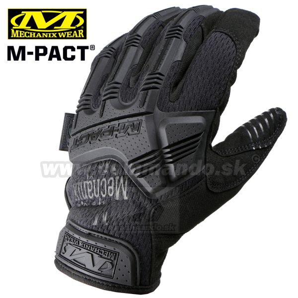 Mechanix M-Pact Black Gloves rukavice MPT-55-009