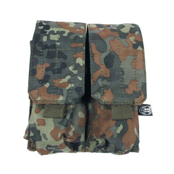 Puzdro MOLLE na 2 zasobníky, flecktarn