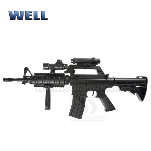 Airsoft Well MR744 M4 Manual ASG 6mm