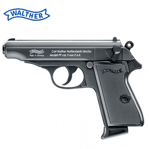 Plynovka Walther PP čierna 9mm P.A.K.