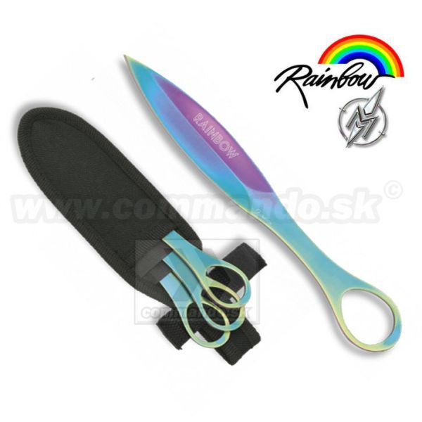 Martinez Albainox Vrhacie nože RAINBOW THROWING KNIVES