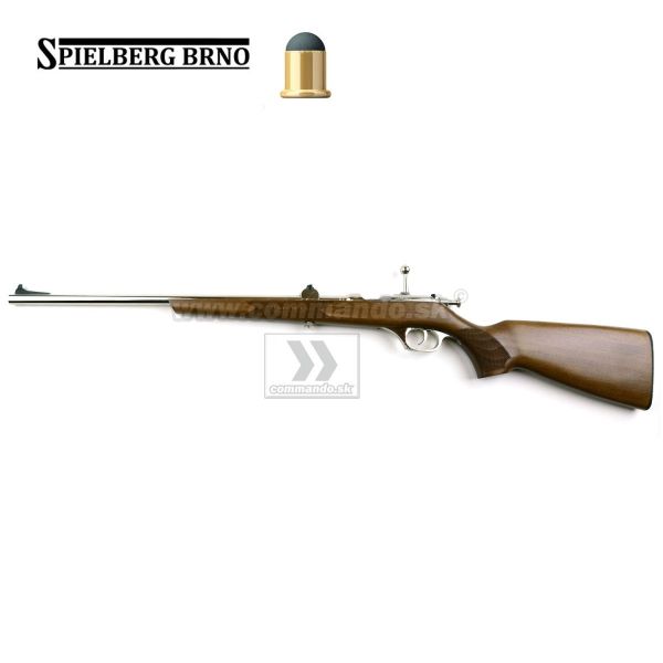 Flobert Rifle Spielberg 200F Brno Nickel Orech 6mm