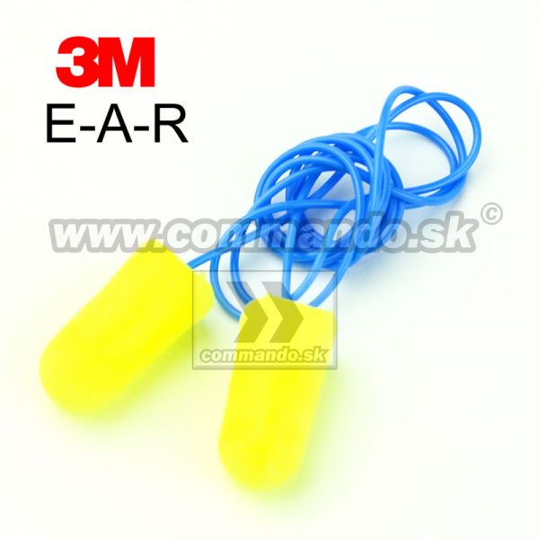 3M Ochrana sluchu E-A-R štuple do uší so šnúrkou