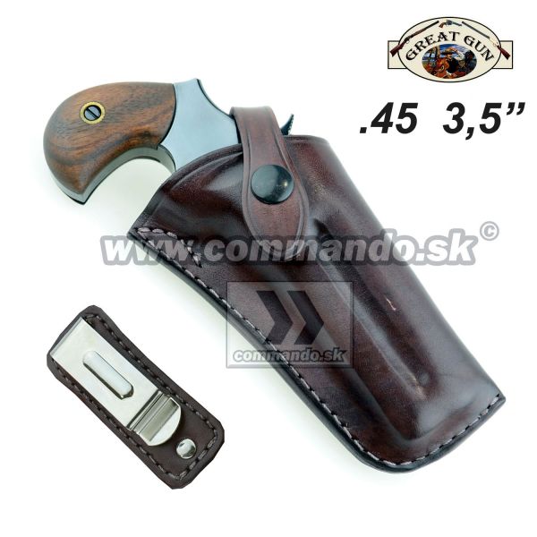 Kožené púzdro Derringer .45 3,5" Clip Great Gun