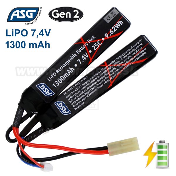 ASG Strike Systems Batéria 2-Split Li-PO 7,4V 1300 mAh