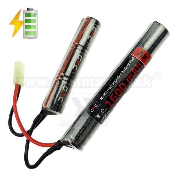 Airsoft Batéria NiMH 8,4V 1600mAh Tamiya konektor malý GFC