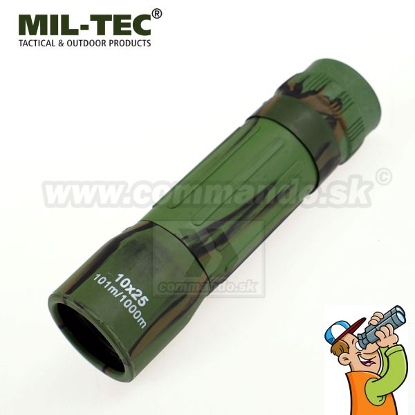 Monokulár Mil-Tec 10x25 - woodland