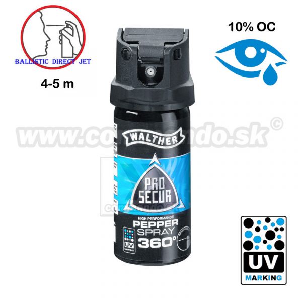 Obranný sprej Walther ProSecur 360° Spray 40 ml