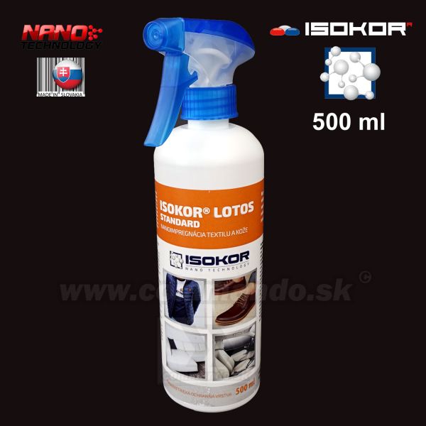 Isokor Lotos Standard Impregnácia textilu a obuvi 500ml