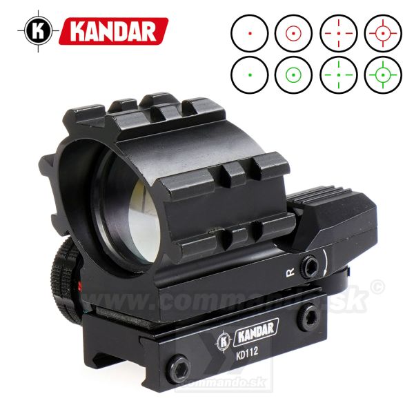 Kolimátor Kandar RIS 1x33 Dot Sight 21/22mm KD112