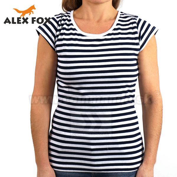 Alex Fox Námornícke tričko Ladies Anne Russian Marine T-Shirt krátky rukáv