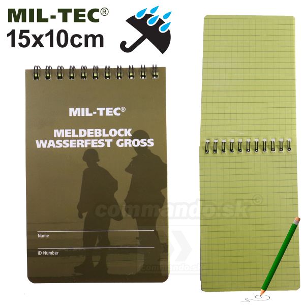 Poznámkový blok do dažďa 100x150mm