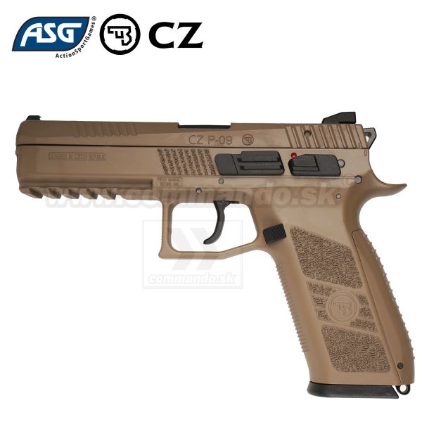 Airsoft Pistol CZ P-09 DUTY FDE Gas GBB 6mm